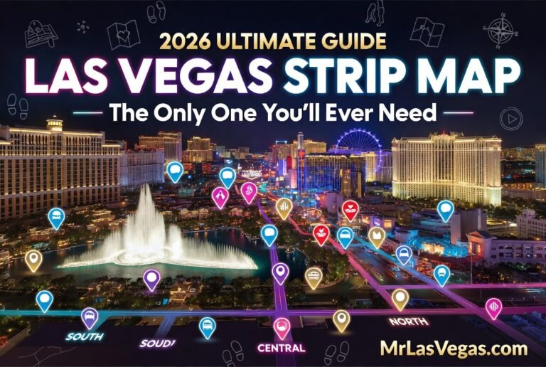 Strep Map Las Vegas Strip Map 2026: The Only One You’ll Ever Need – MrLasVegas ...